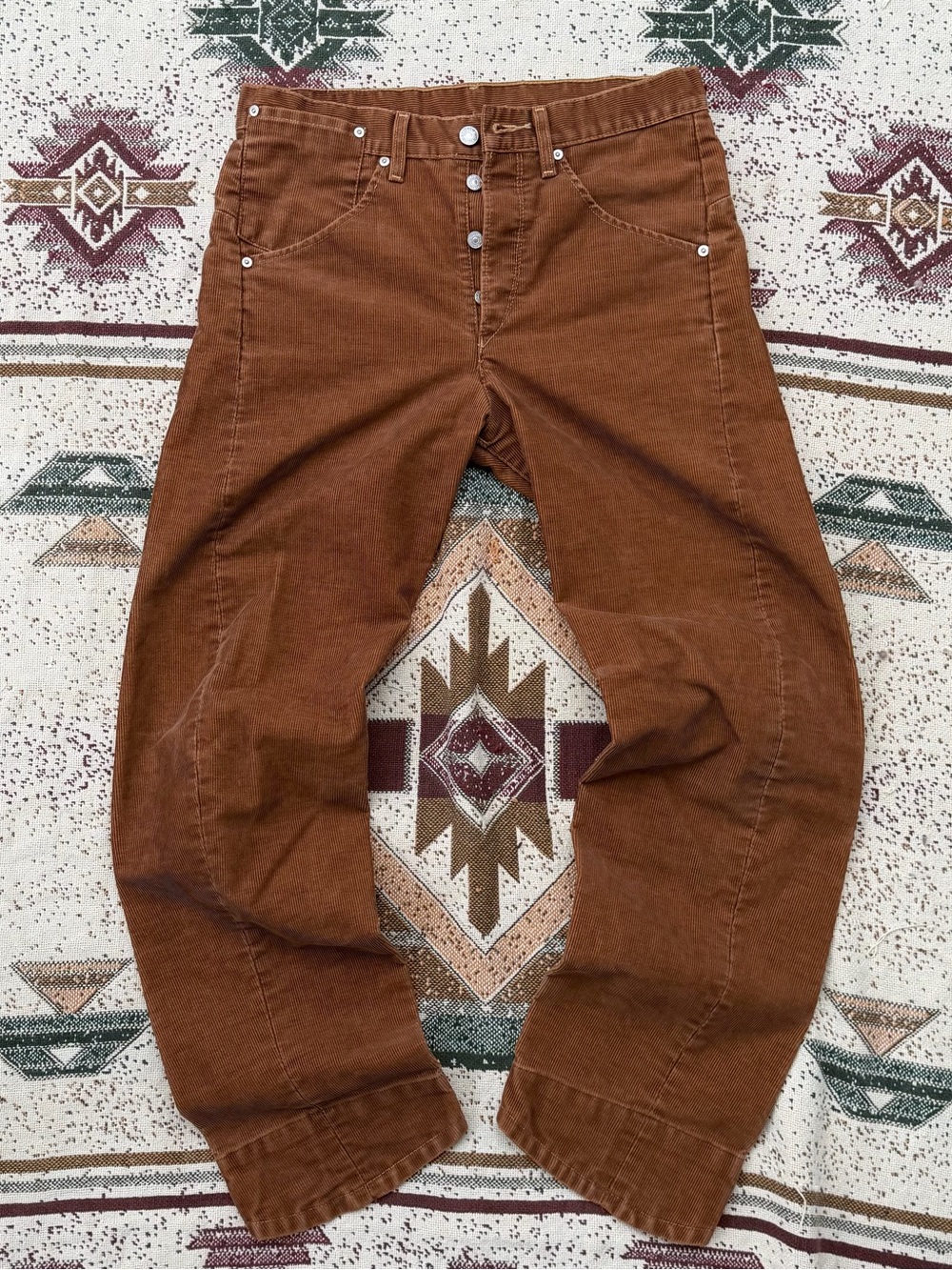 Levi’s Y2K Brown Corduroy Pants Button Fly 30x30